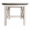 Flash Furniture Square 21.75 W, 21.75 L, Rubberwood (Parawood), Acacia Gray Top/Rustic White Frame LFS-4002-GRYWHT-GG - alternate 7